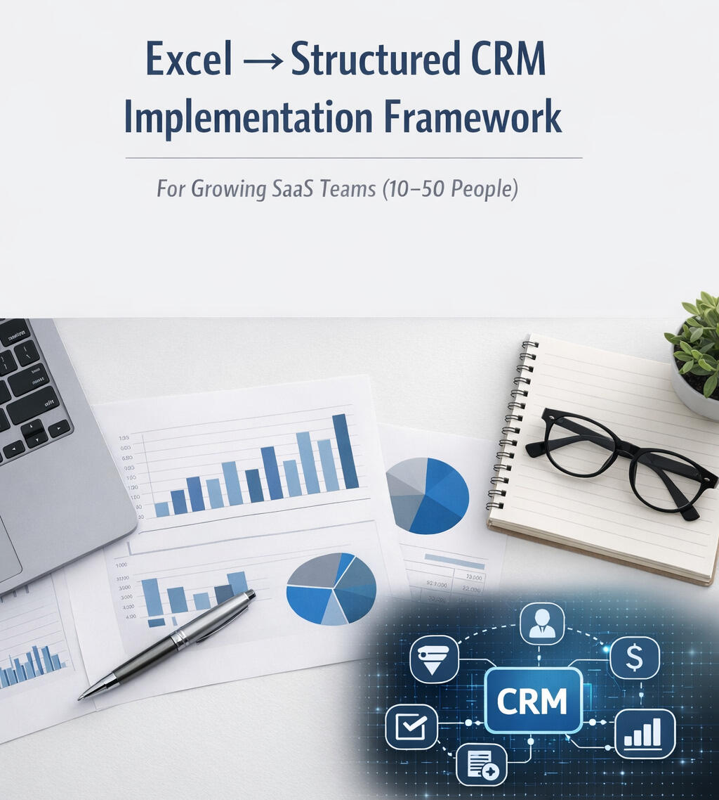 Turn spreadsheets chaos into a CRM-ready sales process. A practical framework for turning spreadsheet-based sales tracking into